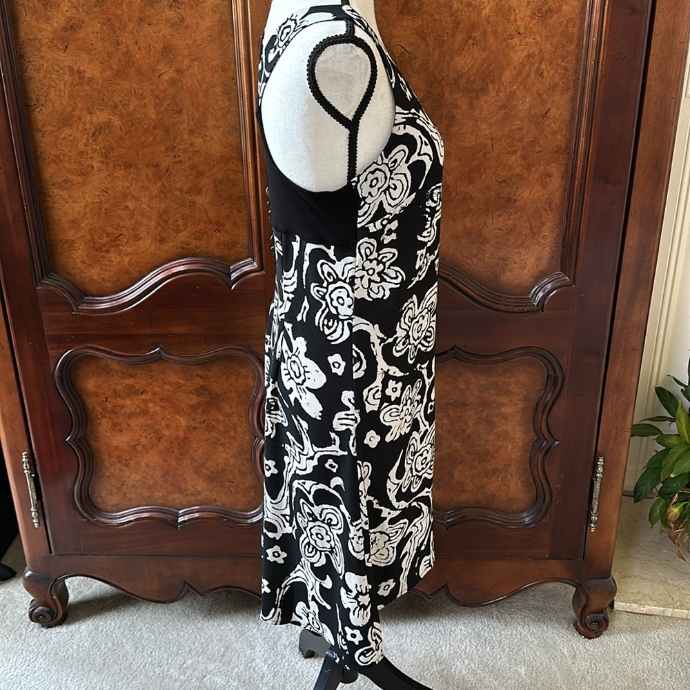 CAbi Parma B&W Floral Racerback Dress - Picture 6 of 11
